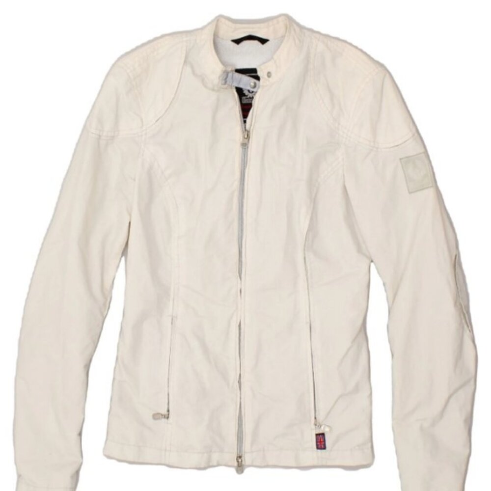 Belstaff women's silver bomber jacket size 44